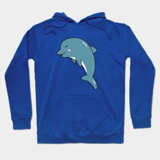 Cute Dolphin Doodle Hoodie